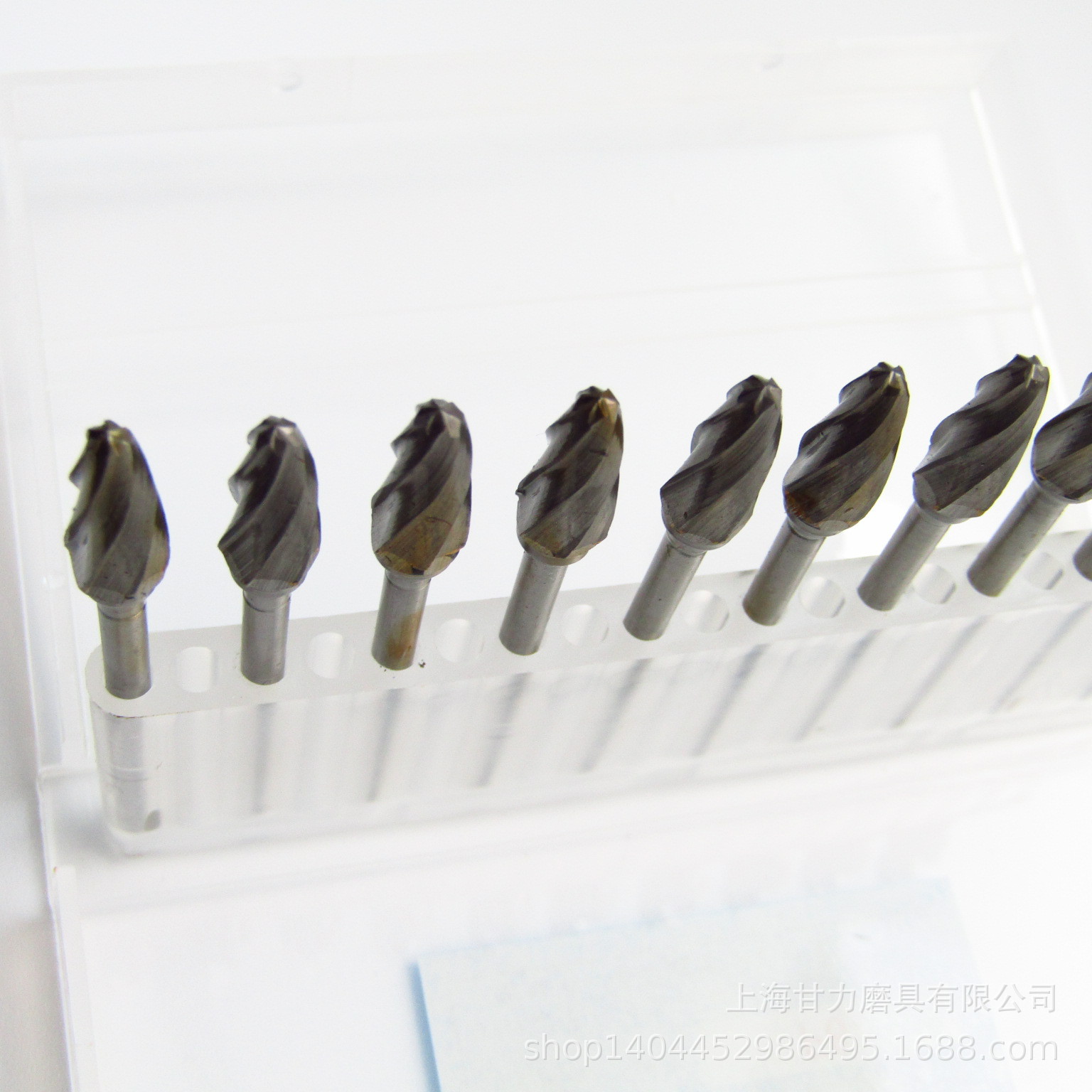 粗齿硬质合金旋转锉铣刀弧形圆锥尖头加粗纹金鹰大齿F6 D6柄径3mm