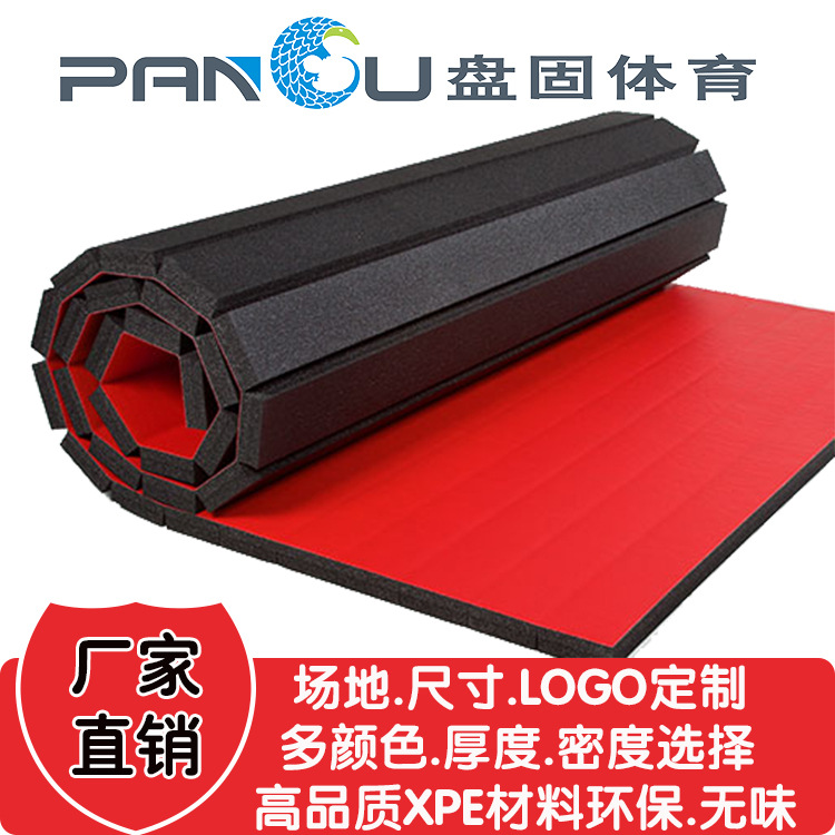 Multifunctional Sports Roll Mat, Martial Arts Roll Mat, Boxing Floor Mat, Brazilian Jiu-Jitsu, Judo, Taekwondo Professional Competition Floor Mat