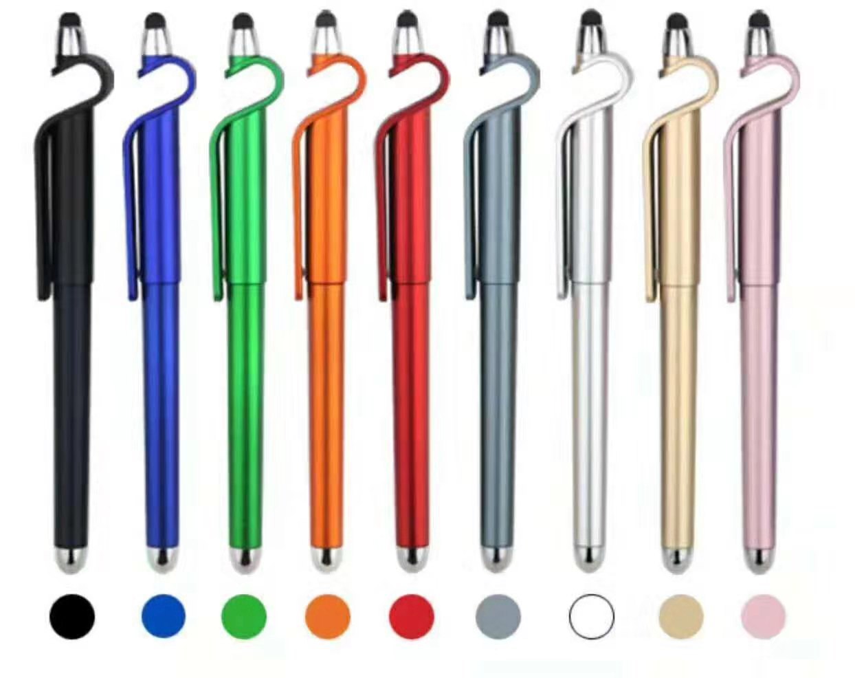 Gran capacidad de metal pintura gel pluma publicidad pluma logotipo firma pluma prescripción pluma hotel pluma QR código helado