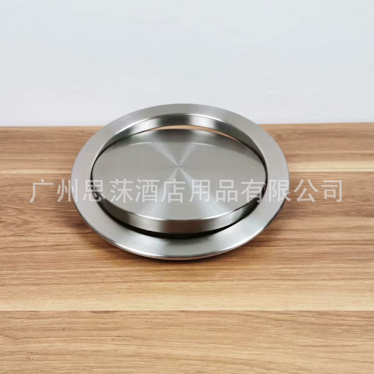 Cubierta de mesa incrustada basura puede cubrir cubierta de acero inoxidable cubierta Rocker cubierta Flip cocina lavabo herramientas cubierta oculta