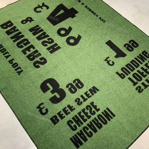 C Brand's Liu Yifei-inspired Instagram-favorite Chanel-style lettered wool shawl blanket — perfect as an airplane throw, decorative accent, or woven cozy companion!