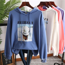 秋冬韩版女装新款连帽卫衣外套杂款大码外贸尾货地摊服装批发