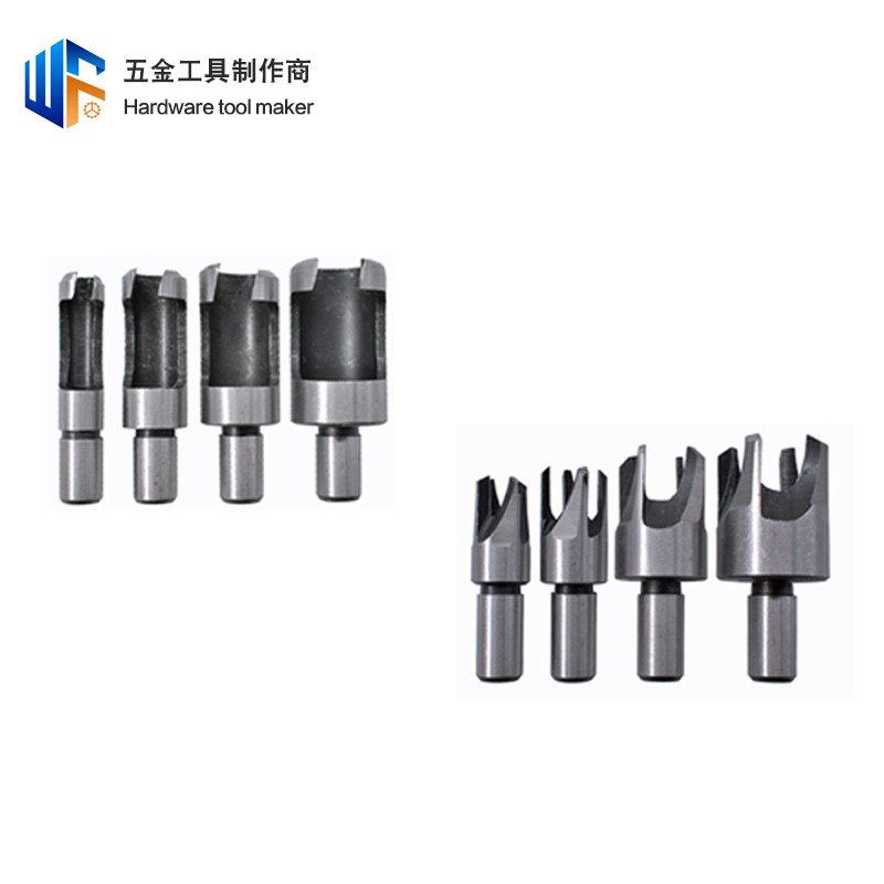 26 Unids broca traje mango hexagonal pagoda taladro Corcho broca de oro punzón de posicionamiento punzón de cinco cuchillas biselado dispositivo