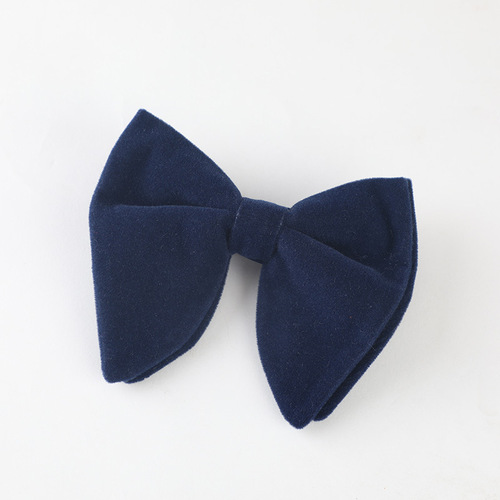 Bow tie, bow tie for women, plush velvet, gold velvet, large pointed bow tie, wholesale manufacturer direct supply