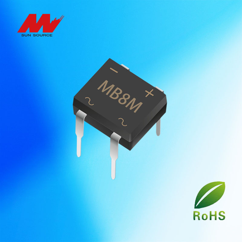 SOP-4插件整流器 全波整流桥 MBM全系列桥堆MB10M耐久桥式