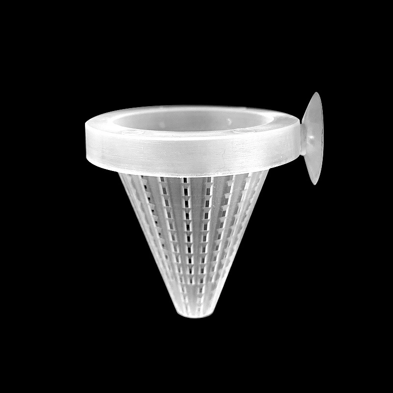 Аквариум с красной чашкой для насекомых пластиковая воронка-питатель с присоской для кормления кровяного червя чашка червя Прямые продажи с фабрики оптом