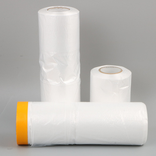 Car paint protective film self-adhesive decoration furniture masking paper and paper tape protective diatom mud spray masking film