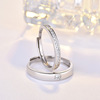 Accessory, ring for beloved suitable for men and women, Japanese and Korean, simple and elegant design, internet celebrity