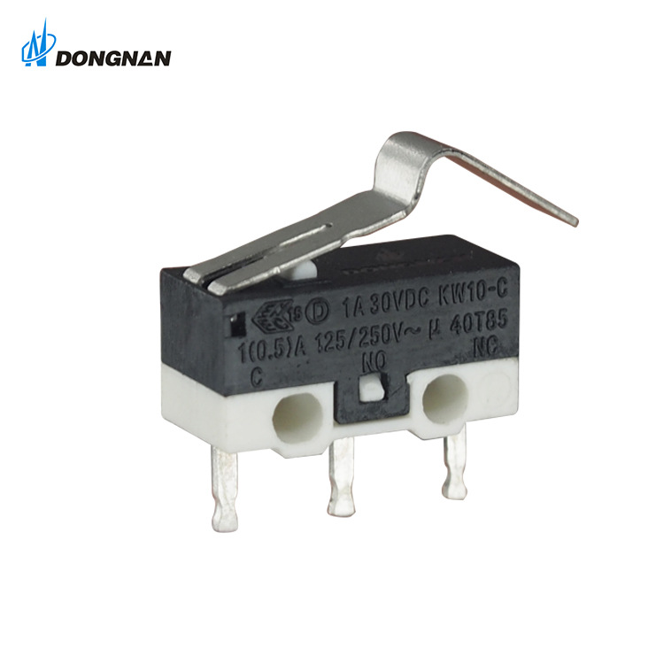 厂家供应鼠标开关KW10 迷你微动开关 多种动臂可选择