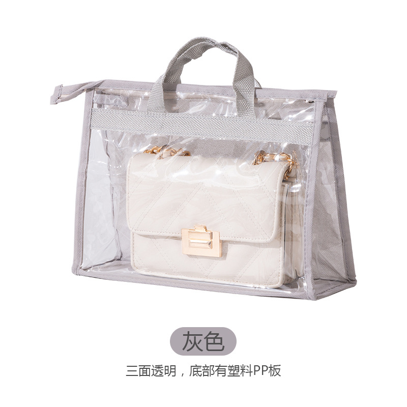 Bolsa transpirable a prueba de humedad bolsa de polvo armario sellado bolsa de cuero bolsa de almacenamiento de organización protectora bolsa de almacenamiento transparente bolsa colgante artefacto de almacenamiento