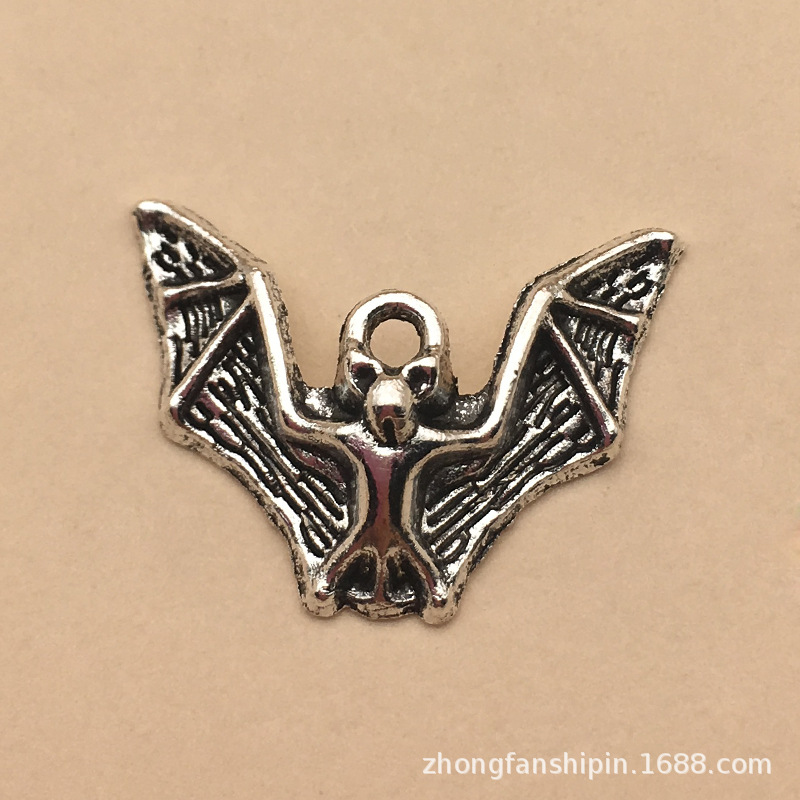 Mixta 80 accesorios de Halloween calabaza cráneo murciélago bruja colgante DIY accesorios de la joyería pendientes material