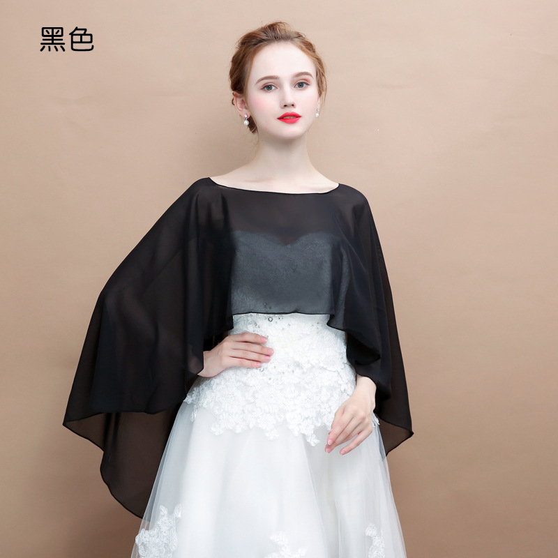 Nouvelle cape pull en mousseline unie, style européen/américain, idéale pour le printemps/été et le commerce extérieur, ainsi que le châle long et fin pour femmes._voghion.com