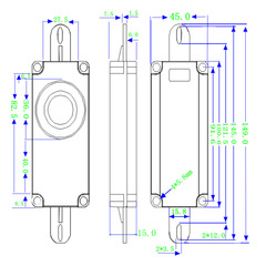 10045 Speaker Cabinet 4Ω 5W W Conference Advertisement Machine Smart Digital Home Appliances Mirror Lamp Decor Speaker Loudspeaker
