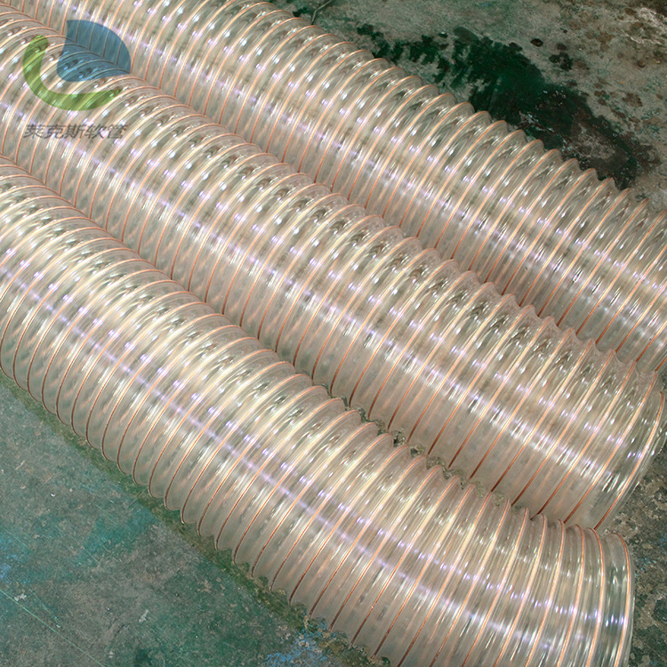 聚氨酯PU钢丝软管伸缩通风管耐磨软管厂家直销