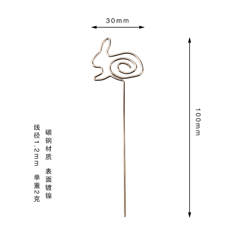 [Ventas directas de fábrica] DIY hecho a mano de arcilla de dibujos animados nota clip de alambre de acero enchufe de arcilla de color suave cerámica accesorios hechos a mano