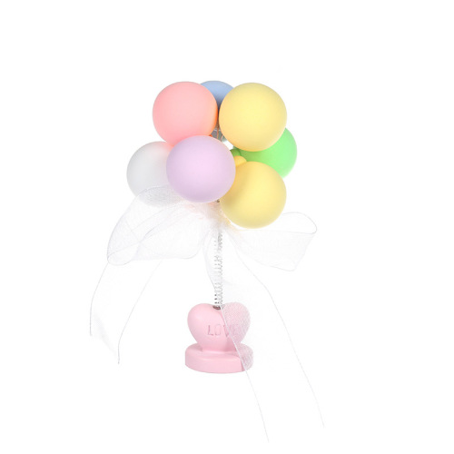 Internet celebrity romantic shaking head confession balloon car ornament creative personalized clay balloon