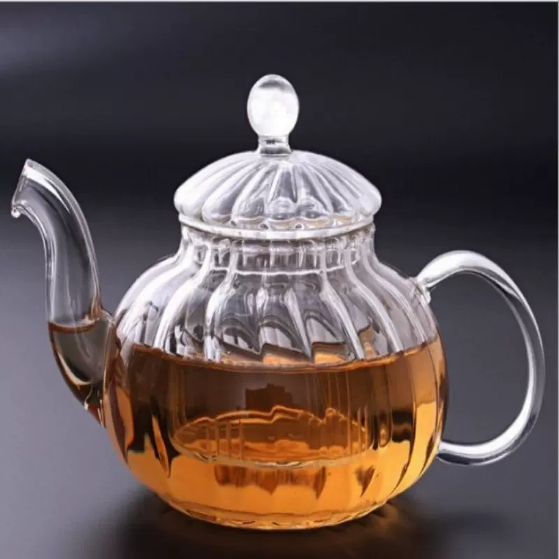 整套玻璃茶具创意透明玻璃茶具南瓜壶套装玻璃功夫花草茶壶带过滤