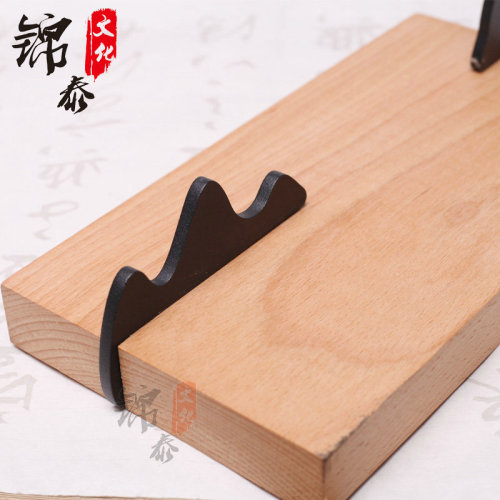 Metal mahogany chicken wing wood pen hanging creative pen holder welcoming pine brush calligraphy desk ornaments study four treasures wholesale