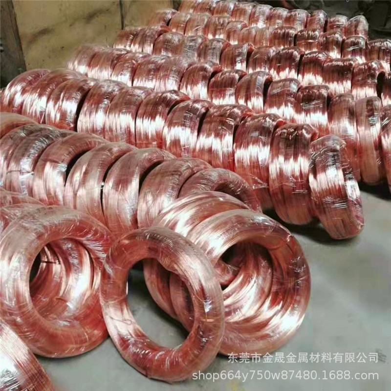 现货T2 TU1环保软态紫铜线 裸铜丝 高纯镀银铜线0.08/1/2/5/6mm