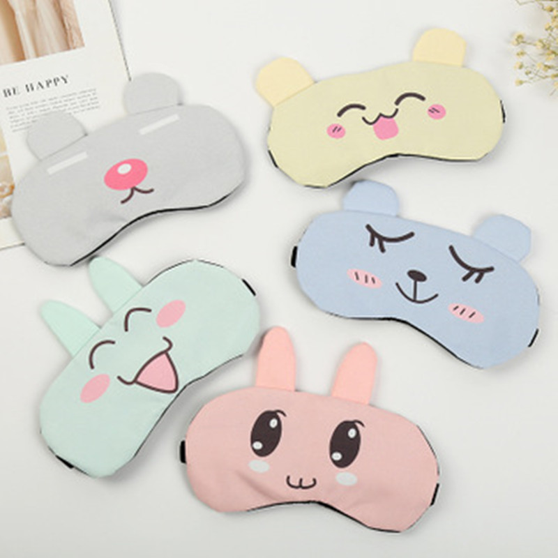 Conejo de dibujos animados máscara de ojo para dormir dibujos animados lindo sombreado hielo comprimir máscara de ojo bolsa de hielo en stock