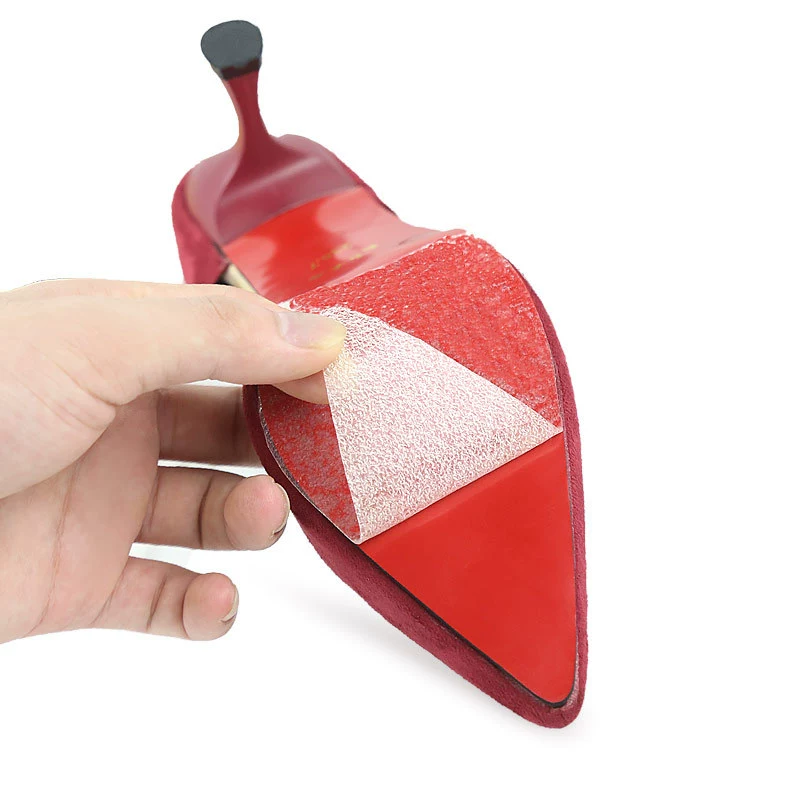 Наклейки на подошву прозрачная износостойкая подошва защитная пленка обувь на высоком каблуке износостойкие Нескользящие наклейки спереди ладонь