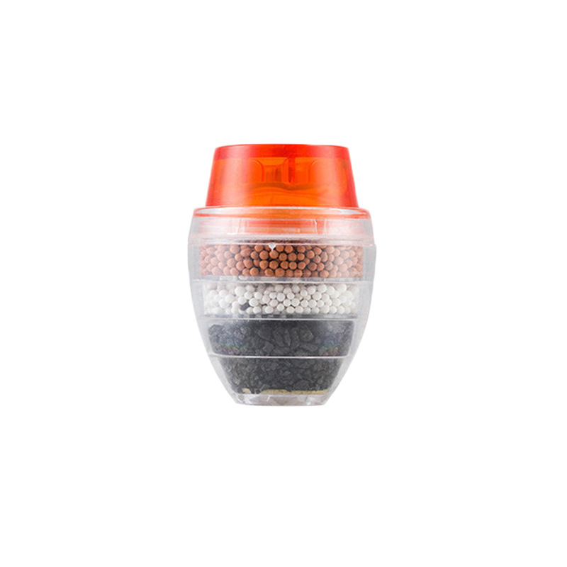 Filtro de grifo a prueba de salpicaduras de carbón activado de 5 capas filtro de agua purificador de filtro de agua de grifo de ducha de cocina