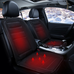 Car heated seat cushion 12V with backrest car seat cushion car electric heated seat cushion winter car seat cover