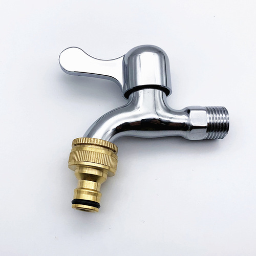 All-copper 4-point to 6-point standard connector, washing machine nipple connector, car wash water gun accessories, faucet connector