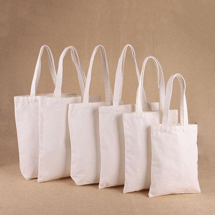 空白时尚购物帆布袋 批发logo手提棉布袋 空白文艺学生帆布袋