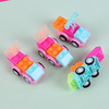 Cartoon small constructor, car, toy for kindergarten, training, capsule toy, early education