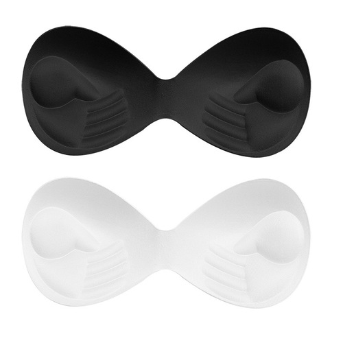 Thickened padded bra, tube top, one-piece sponge insert, palm-shaped push-up small breast padding, about 1.2cm thick