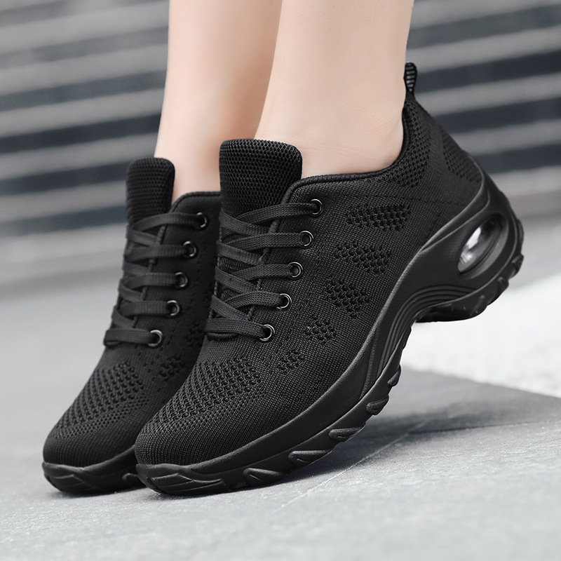 Zapatos de baile de fondo suave adulto de las mujeres transpirable malla zapatos de baile fantasma Baile Especial zapatos de fitness running Sneaker