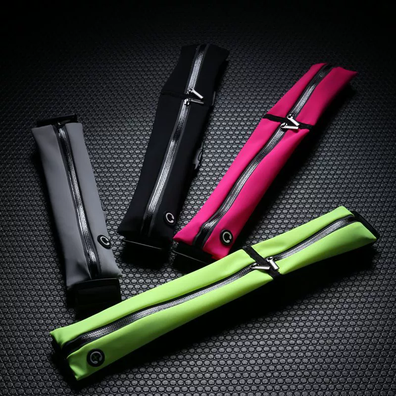 Популярная трансграничная спортивная поясная сумка-невидимка для мужчин и женщин, модный ультратонкий пояс для бега, многофункциональный, эластичный, водонепроницаемый и легкий.