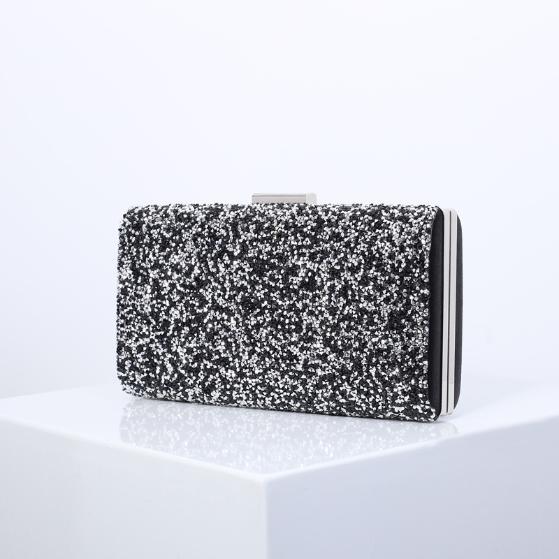 Cross-border rhinestone pu bolso de noche bolsa de embrague socialite fiesta banquete bolso de la boda europea y americana noche desgaste caja dura crossbody bolso de las mujeres