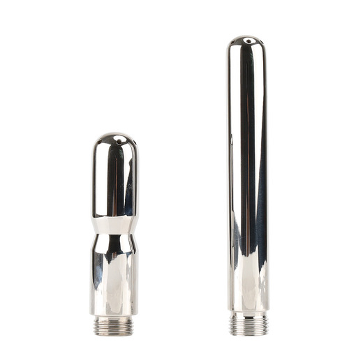 Metal vaginal and anal irrigator, sex toy for men and women, back chamber enema, gay fisting, intestinal cleaning tool