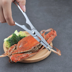 Eating Crab Tools Household Crab Set Stainless Steel Crab Pincers Crab Needle Crab Opener Crab Scissors Crab Set for Hairy Crabs