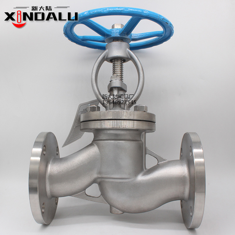 耐高温法兰截止阀蒸汽锅炉不锈钢卫生级止回阀工业旋转式手轮阀门