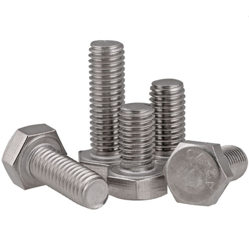 316 stainless steel external hexagonal screws M3M4M5M6M8M10M12 extended full-thread external hexagonal bolts DIN933