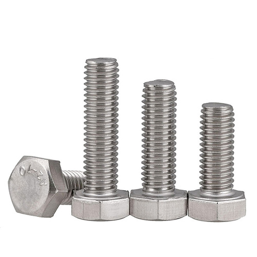 316 stainless steel external hexagonal screws M3M4M5M6M8M10M12 extended full-thread external hexagonal bolts DIN933