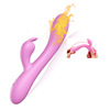 Wasney cross -border charging heating stick double -headed dual head quiet vibration female masturbation honey bean stick adult products