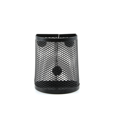 Amazon's best-selling metal iron mesh office home cultural and creative supplies storage stationery magnetic two-grid square pen holder creative