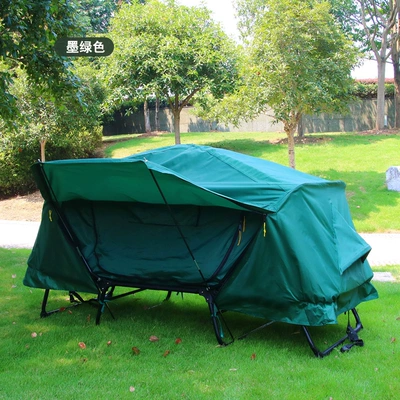 Avtomobil dam çadırları – Double-Person Camping Fishing Tent - dark-green-single