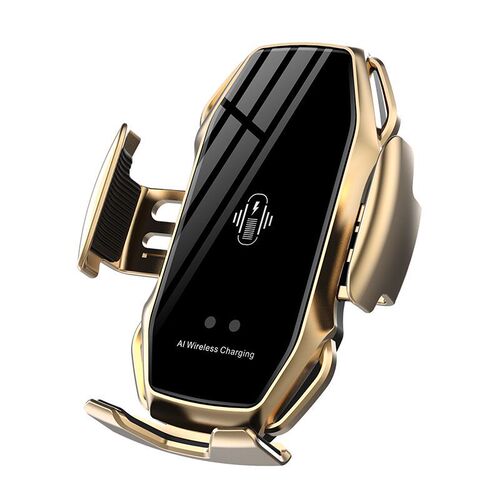 New Smart Infrared Sensor Car Wireless Charger Magic Clip A5 Wireless Fast Charging Charger Car Phone Stand