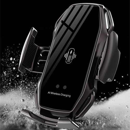 New Smart Infrared Sensor Car Wireless Charger Magic Clip A5 Wireless Fast Charging Charger Car Phone Stand