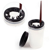 Brush washing cup for manicure, crystal, pens holder, wholesale, to fix gel on the nails