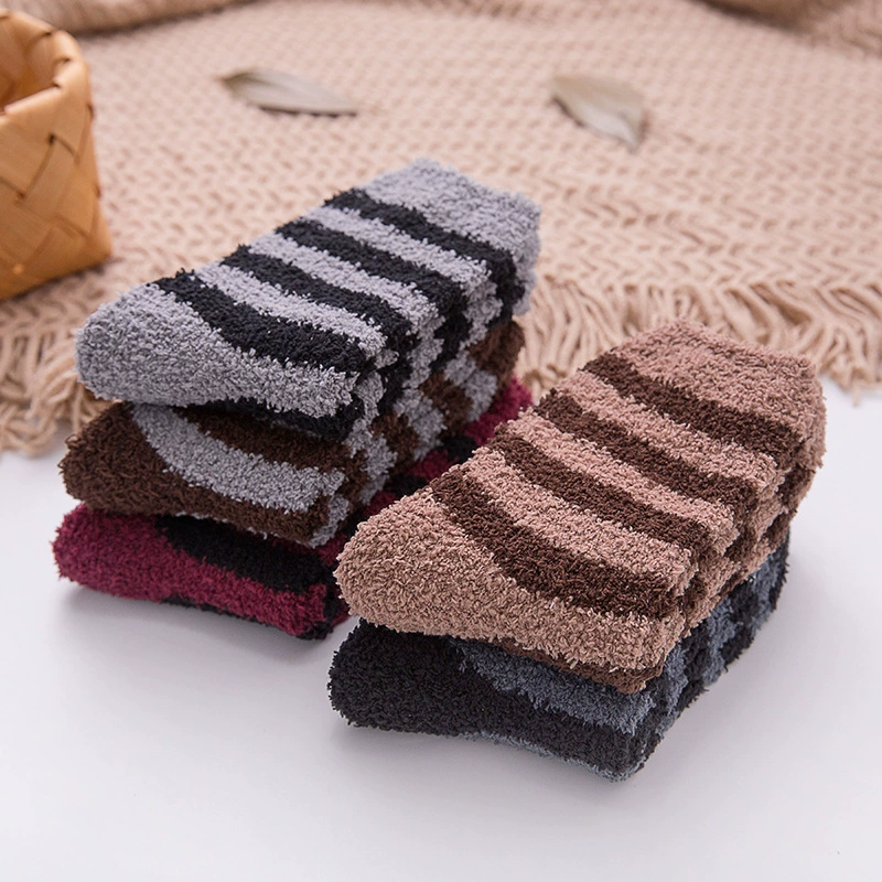Coral velvet warm socks, deodorized soft towel