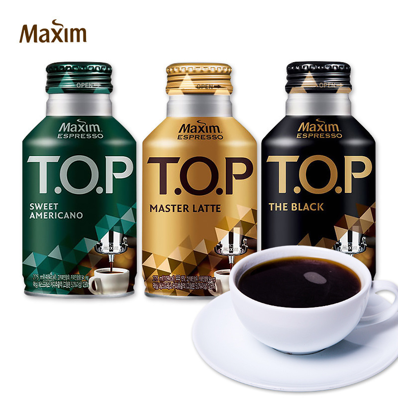South Korea imported products maixin TOP coffee drinks 275ml bottled instant drinks easy to carry leisure drinks