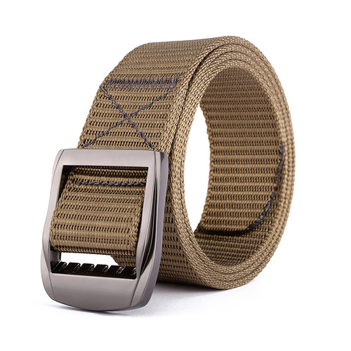Wholesale Nylon Belt Outdoor Tank Pattern Day Letter Alloy Buckle Belt Fashion Breathable Canvas Belt