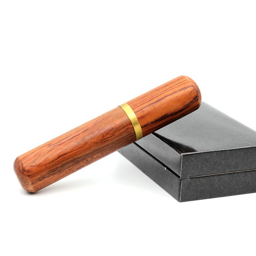 Brazilian rosewood cigar tube moisturizing Cuban cigar moisturizing tube handmade cigar accessories solid wood cigar box portable