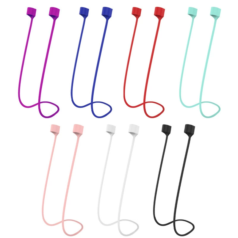 Магнитный противо-потеря силиконовый поводок (совместим с AirPods, Huawei), 70 см, несколько цветов